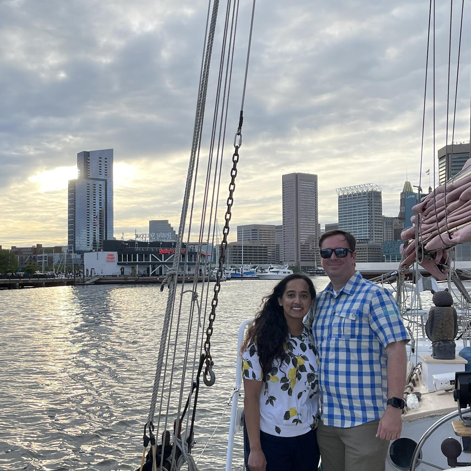 Cruising in Baltimore’s inner harbor