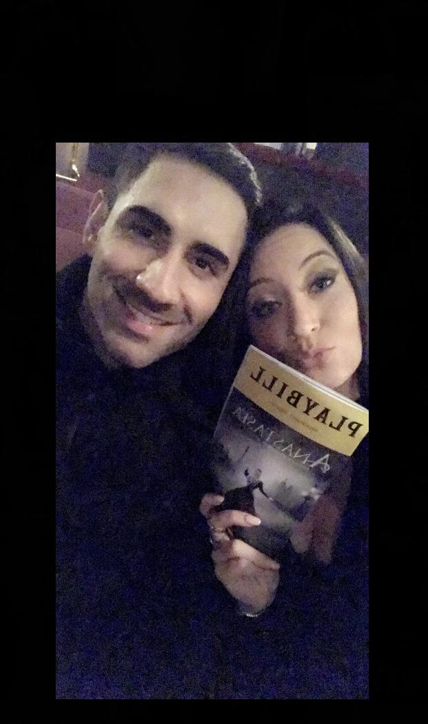 Our first Broadway musical together: Anastasia