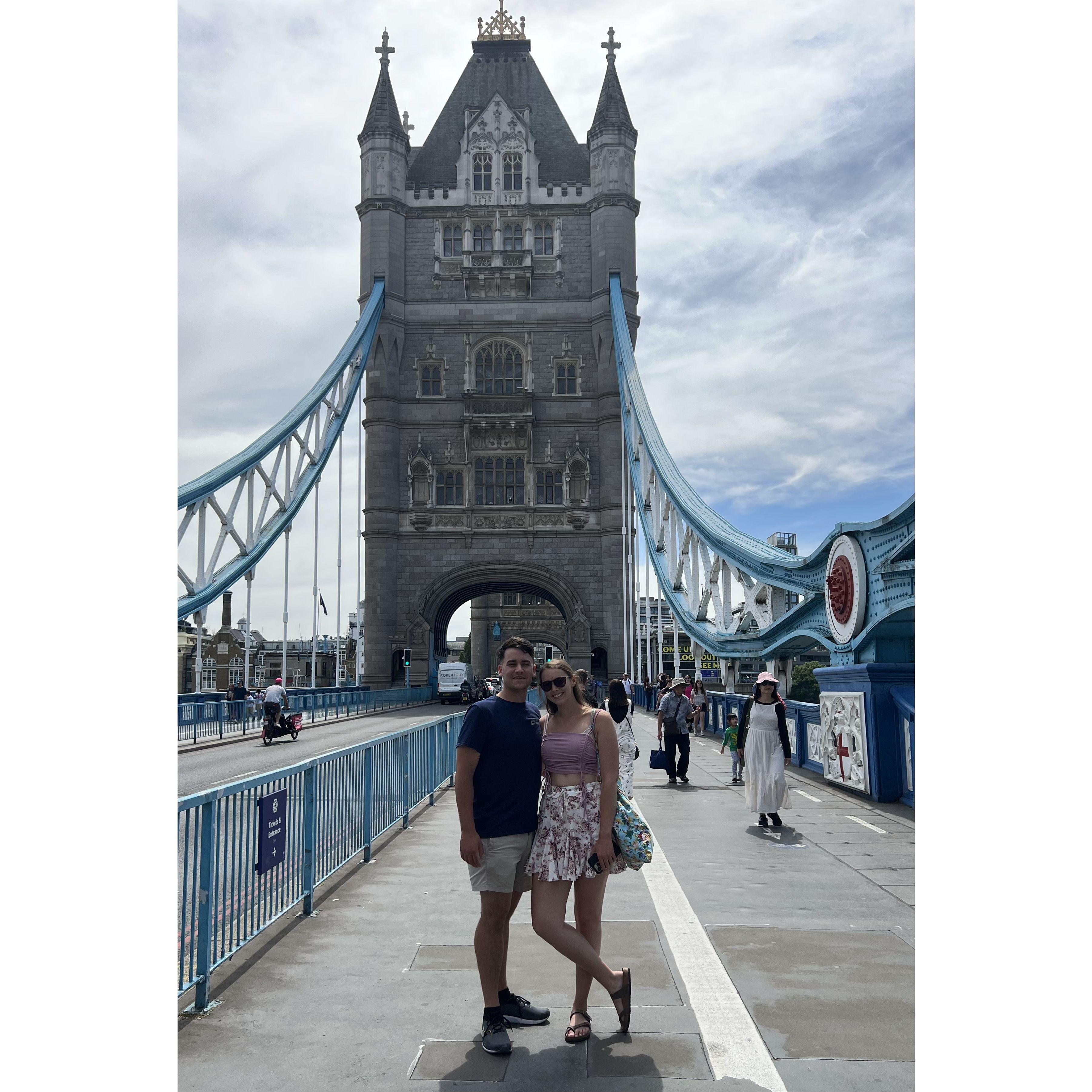 June 21, 2022: Tower Bridge in London