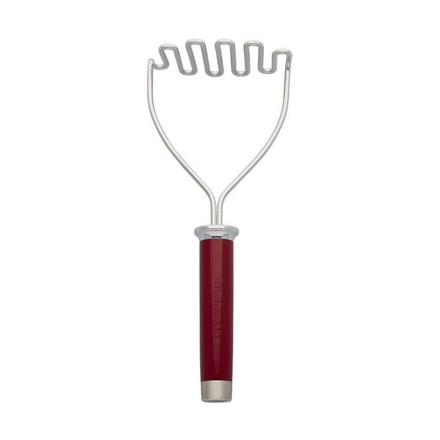 KitchenAid Gourmet Stainless Steel Wire Masher, 10.24-Inch, Empire Red