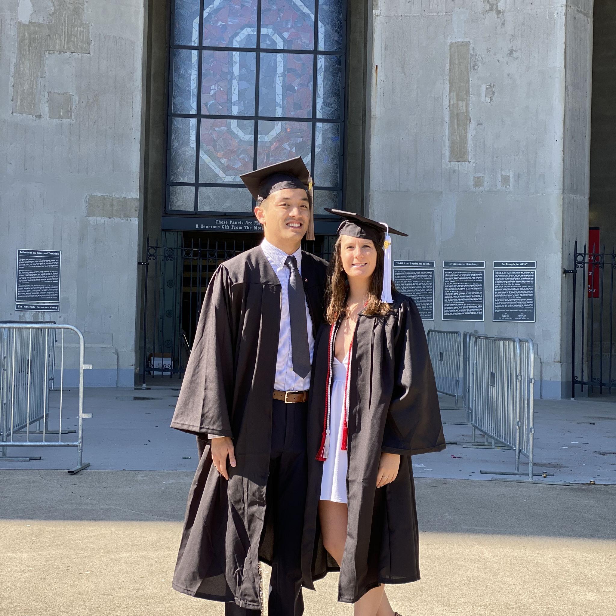 Vinh's graduation from Ohio State in 2021
