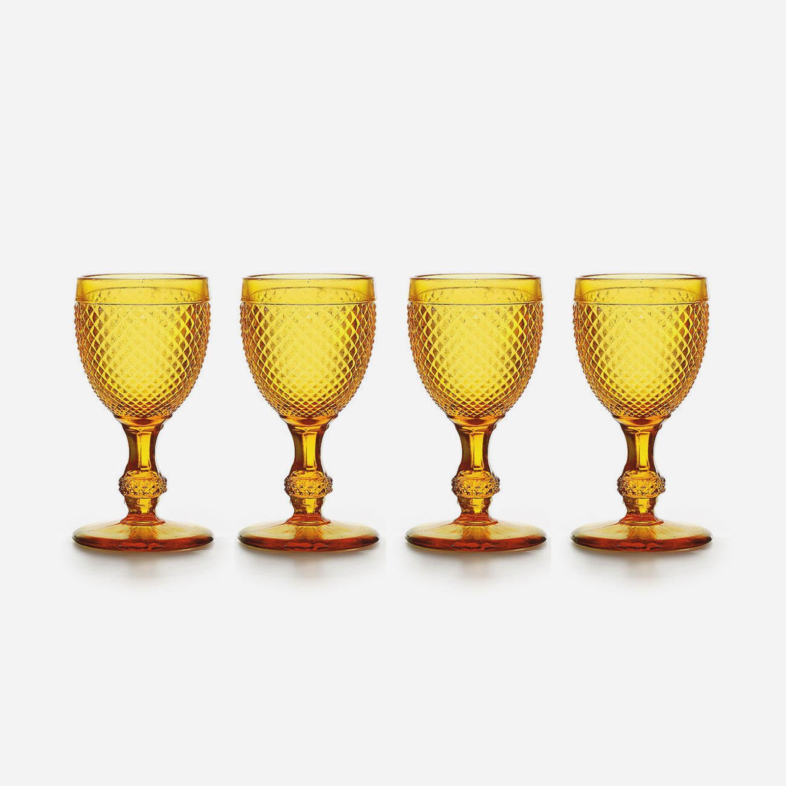 amber goblets