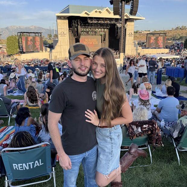Taken at a Cody Johnson concert with Cale