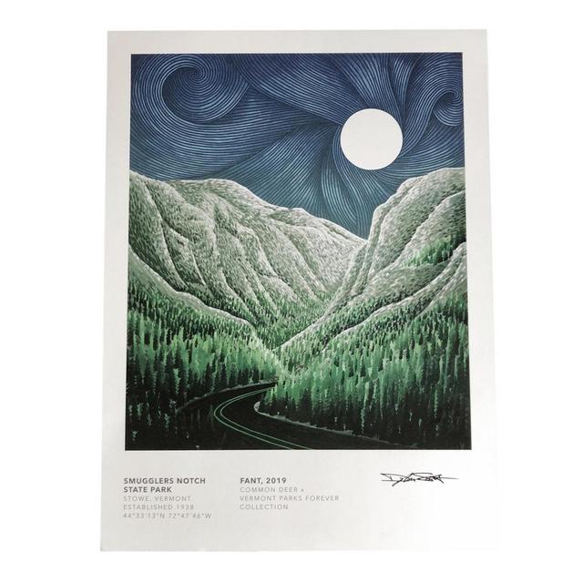 Vermont Parks Collection Print: Smugglers Notch State Park 12x16