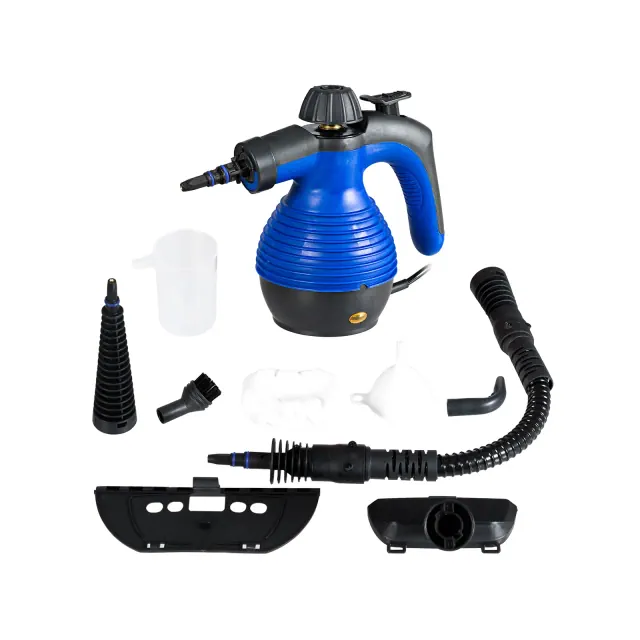 Costway Multifunction Portable Steamer Household Steam Cleaner 1050W with Attachments Blue