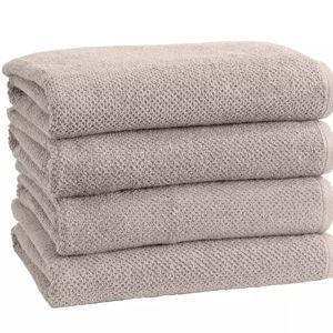 Madelinen® Popcorn 4-Pack Cotton Bath Towel Set