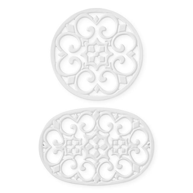 Trivet Set, White