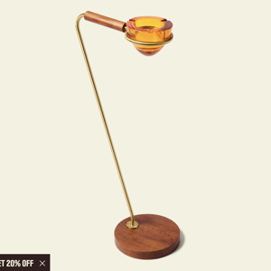 Amber - Standing Ashtray
