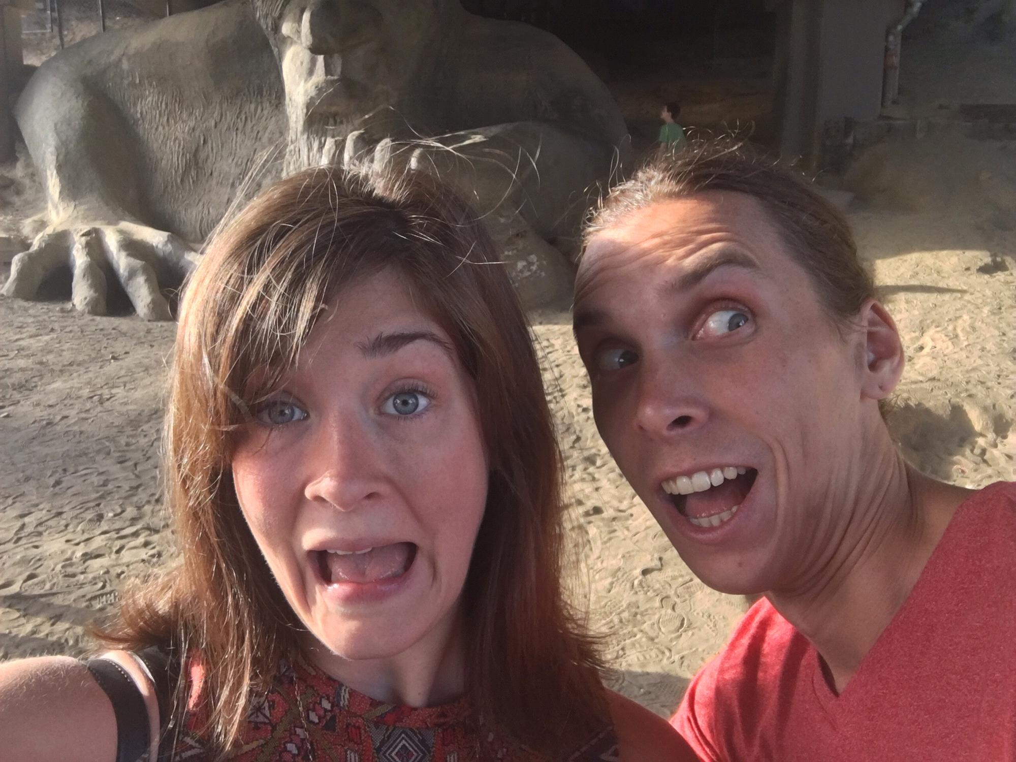 Fremont Troll in our old neighborhood.