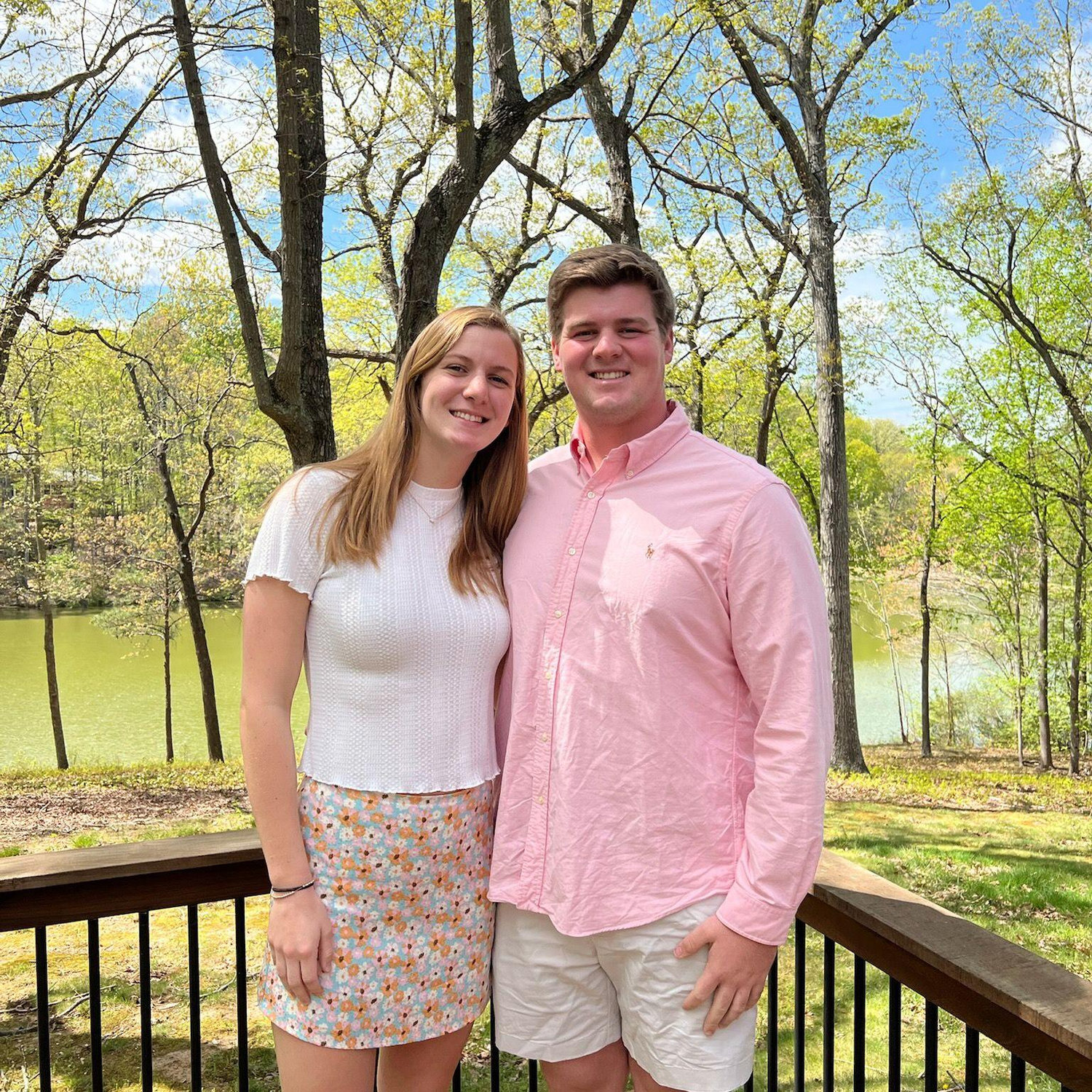 4/17/22: Easter with Syd's family (little did we know we would get married on this date 5 years laters!)