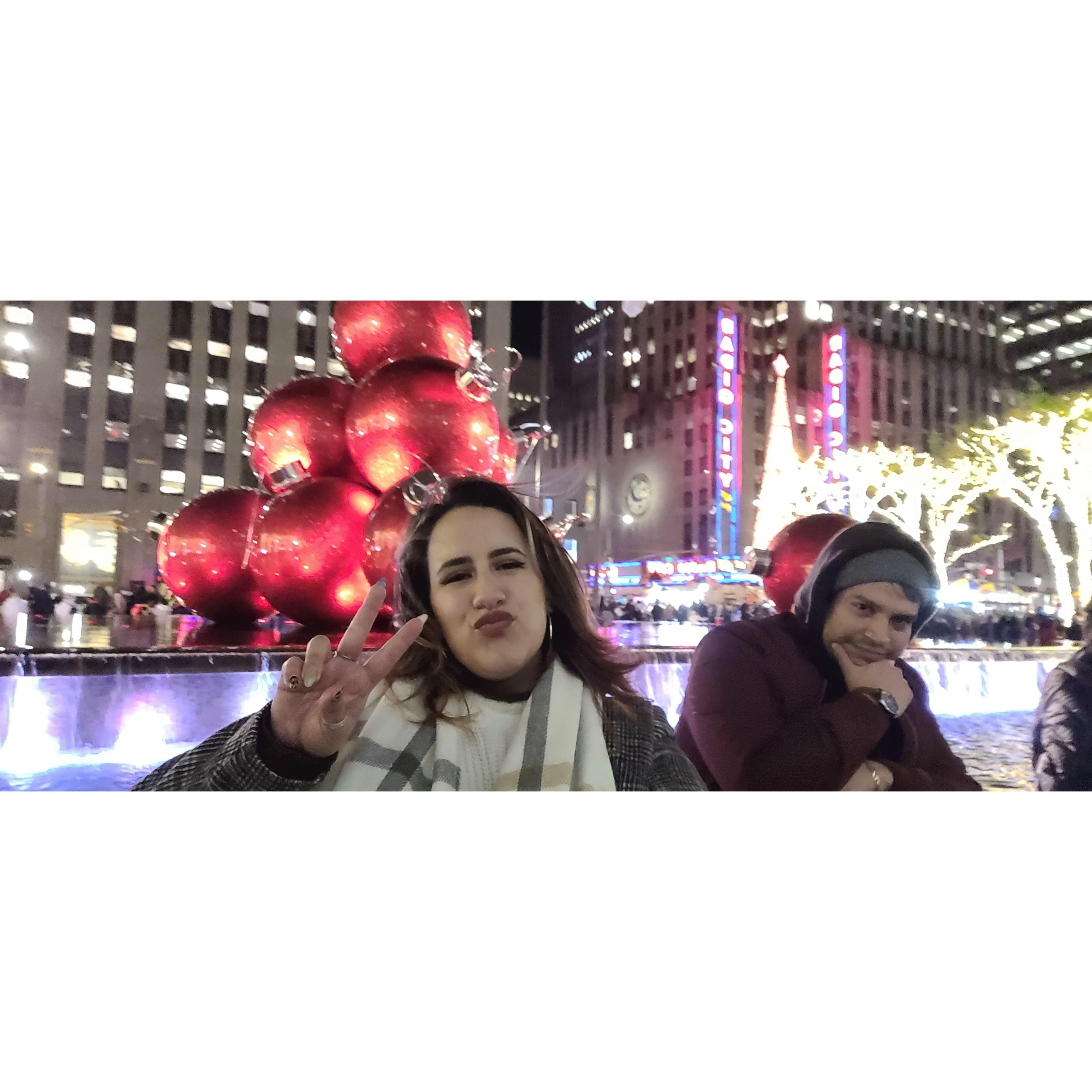 We love Christmas in NY!