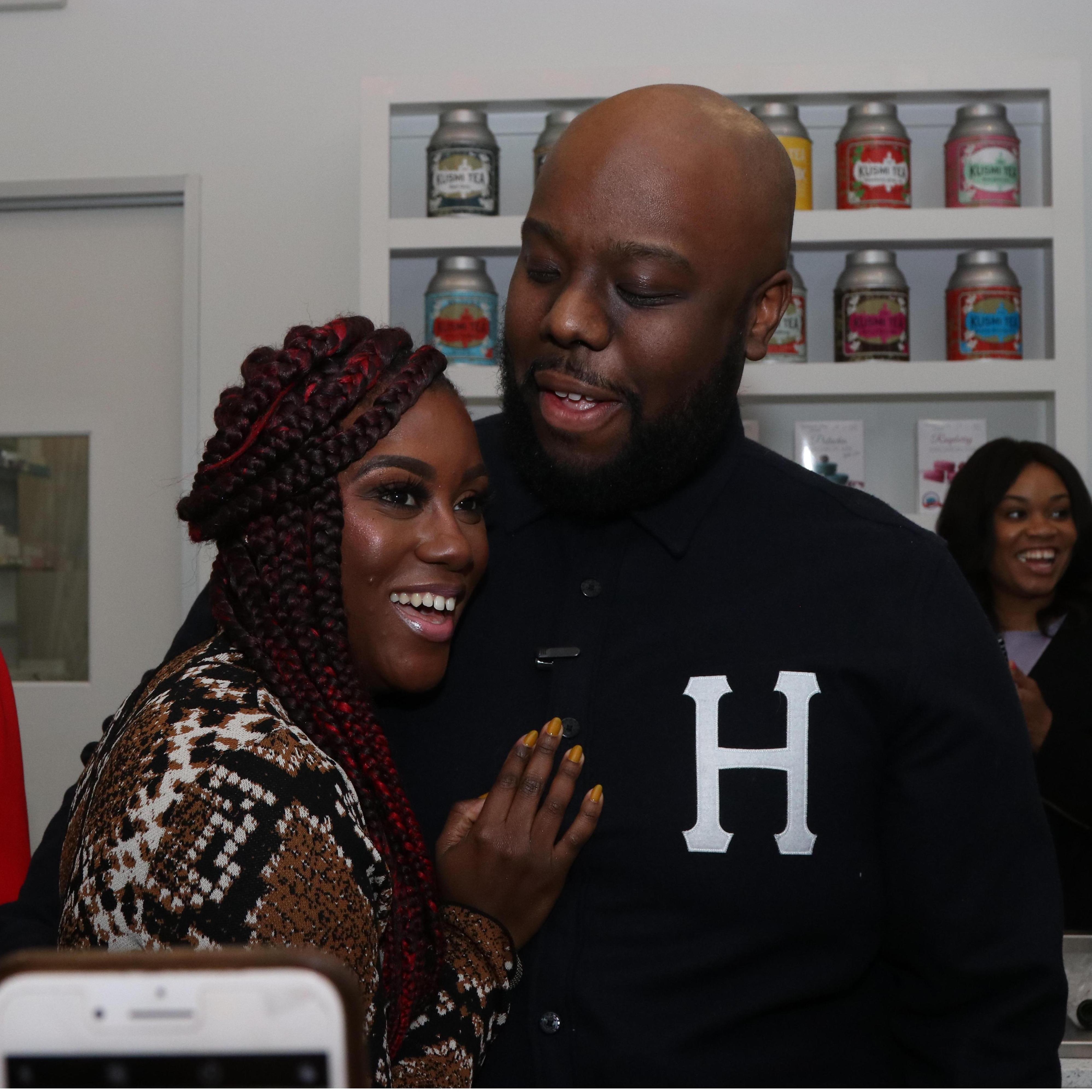 Then there was the surprise proposal....