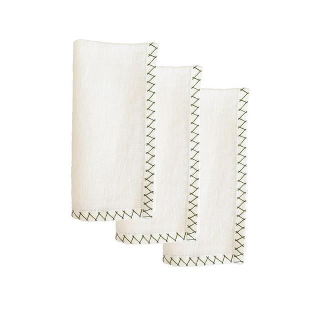 Zig Zag Dinner Napkin, Set of 2
