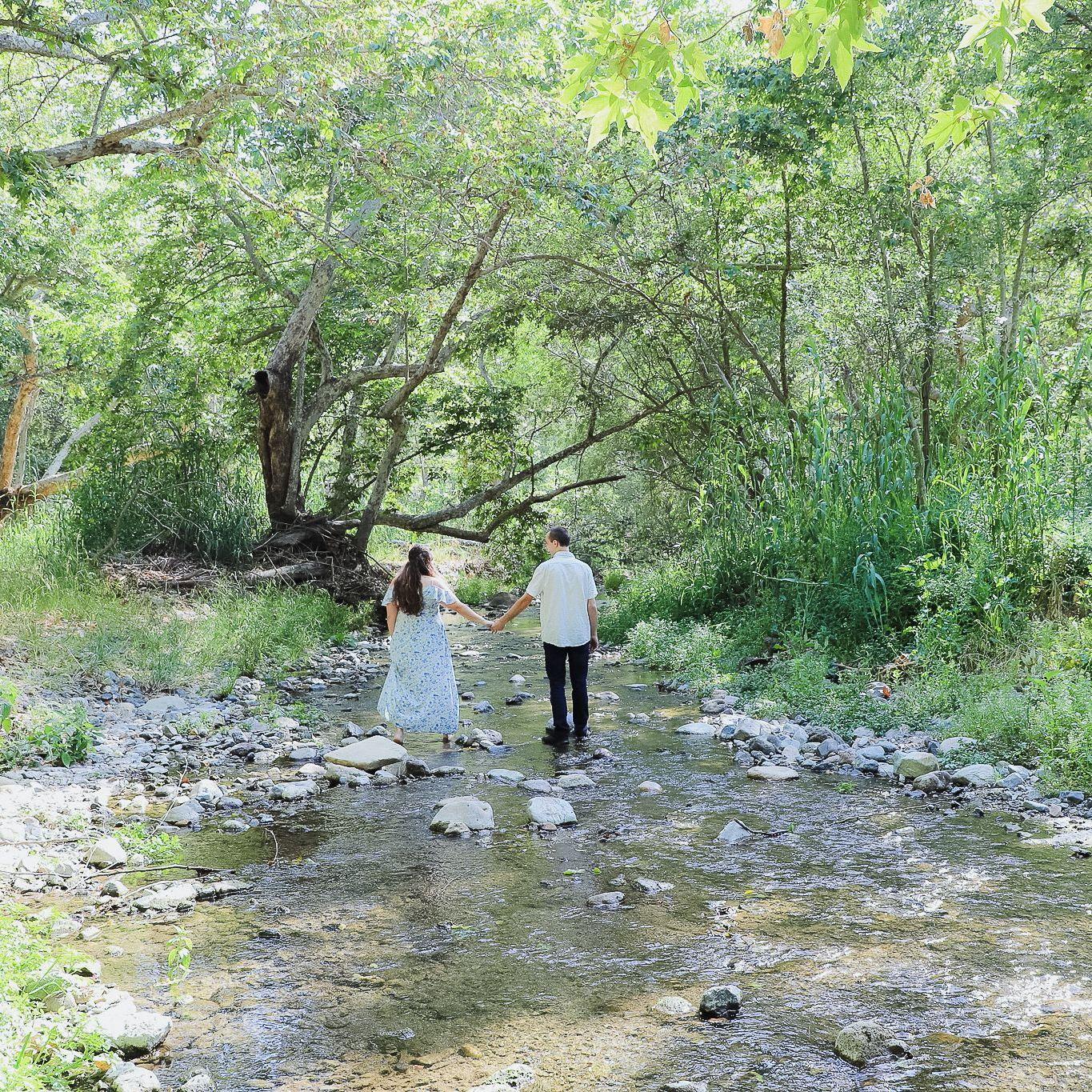 Creek Engagement Photos - 5.1.22