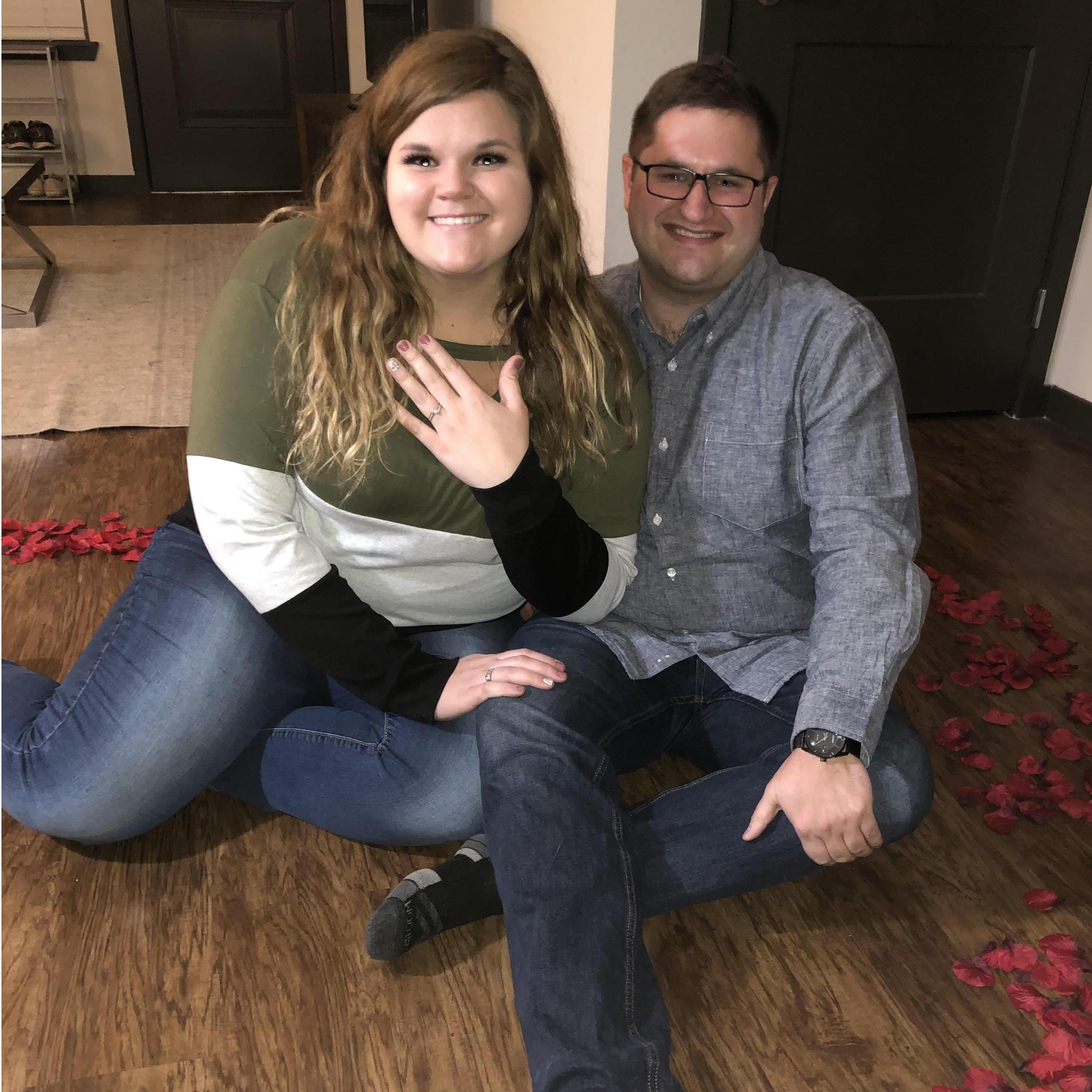 She said YES!!!!