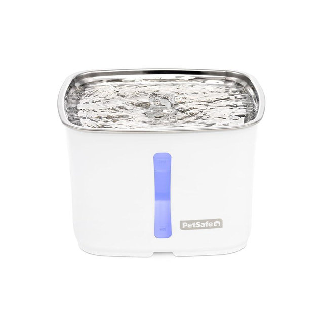PetSafe Viva Pet Fountain - Encourages Healthy Hydration - Automatic Water Dispenser with Double Filtration - Ultra Quiet Water Fountain - Easy to Assemble & Clean - Dishwasher Safe - 64 oz
