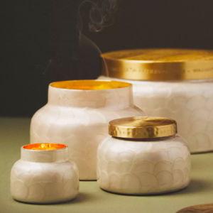 Capri Blue Volcano Capiz Jar Candle - Medium