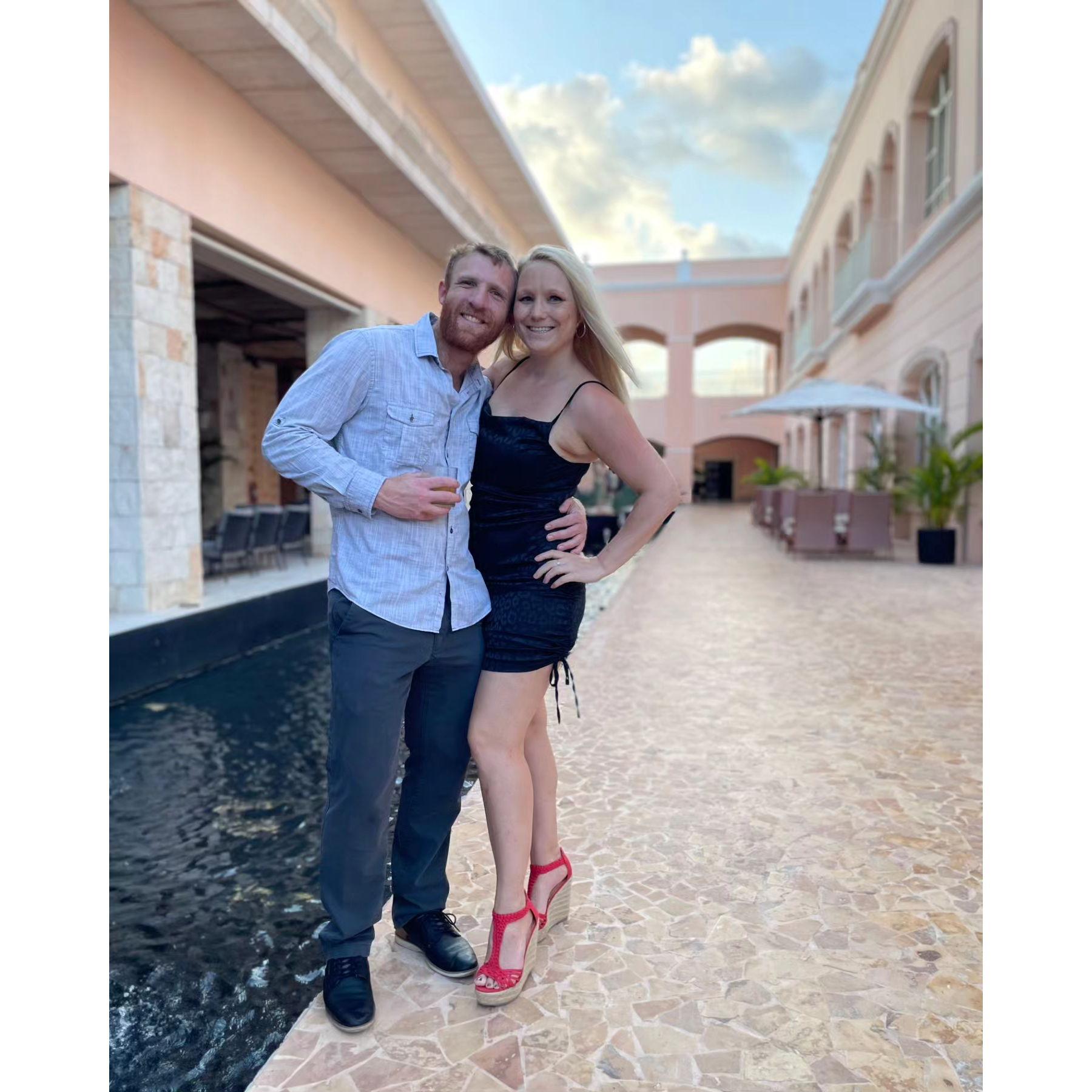 Before eating way too many mushroom crepes at the all-inclusive (or... just the right amount?)
