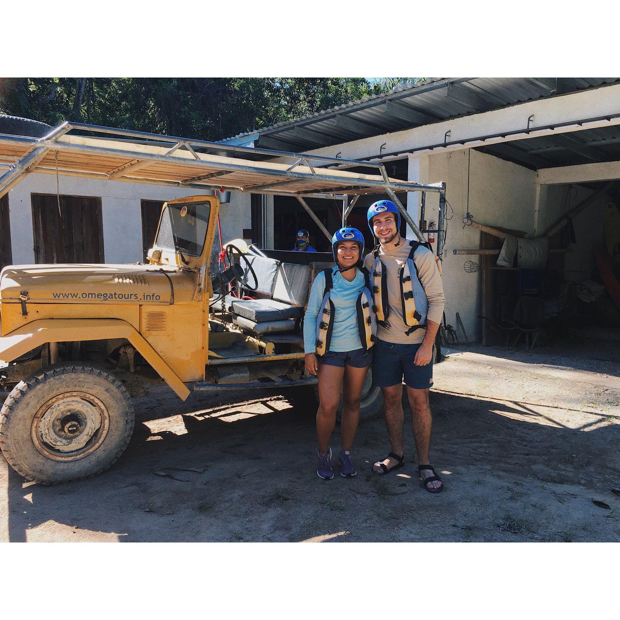 Rafting in La Ceiba, Honduras