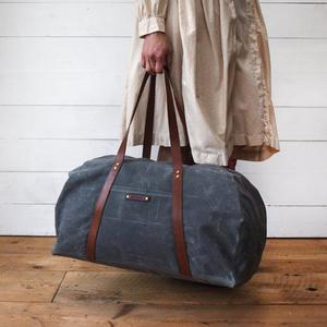 Waxed Canvas Weekender Bag