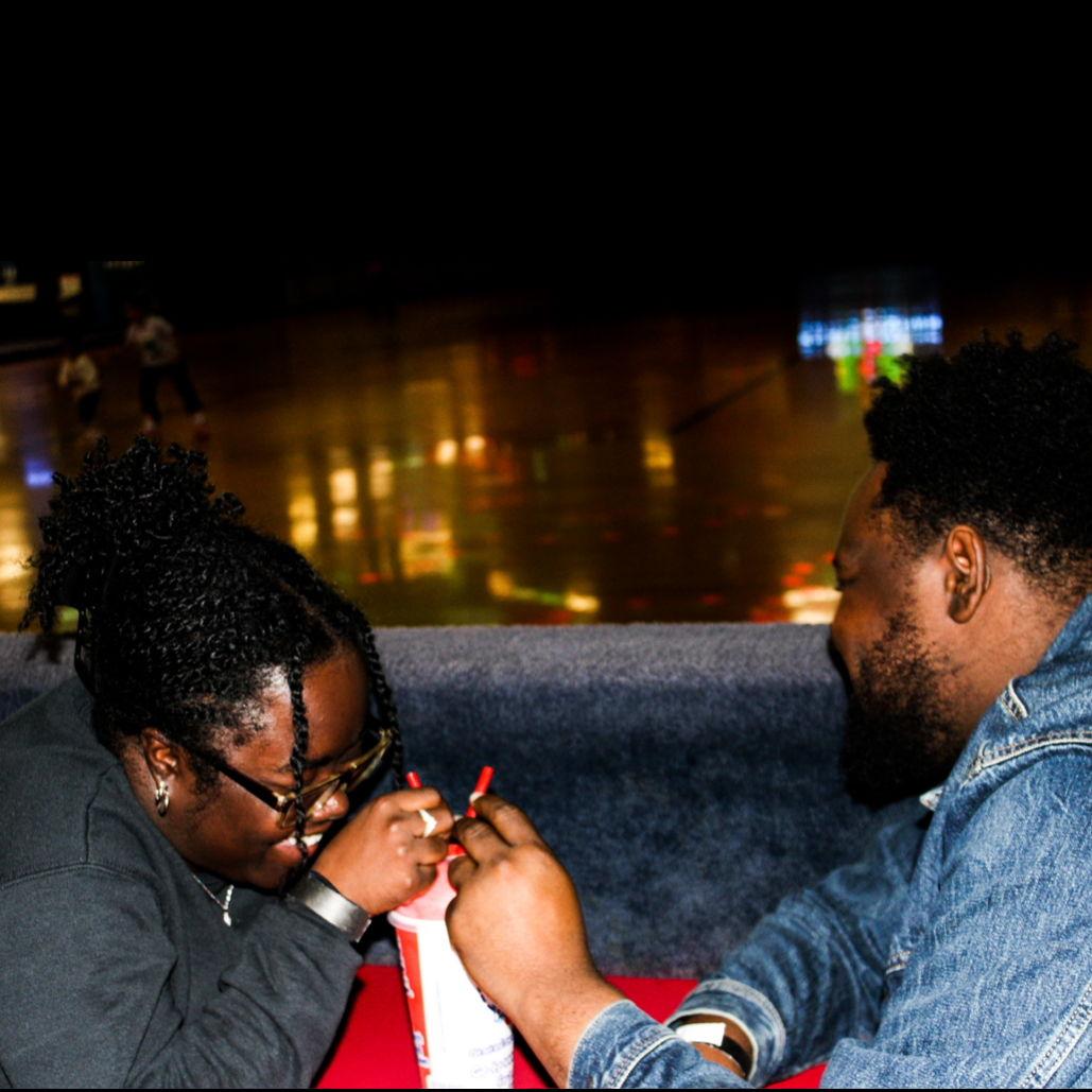 Denim-themed skate station photoshoot!