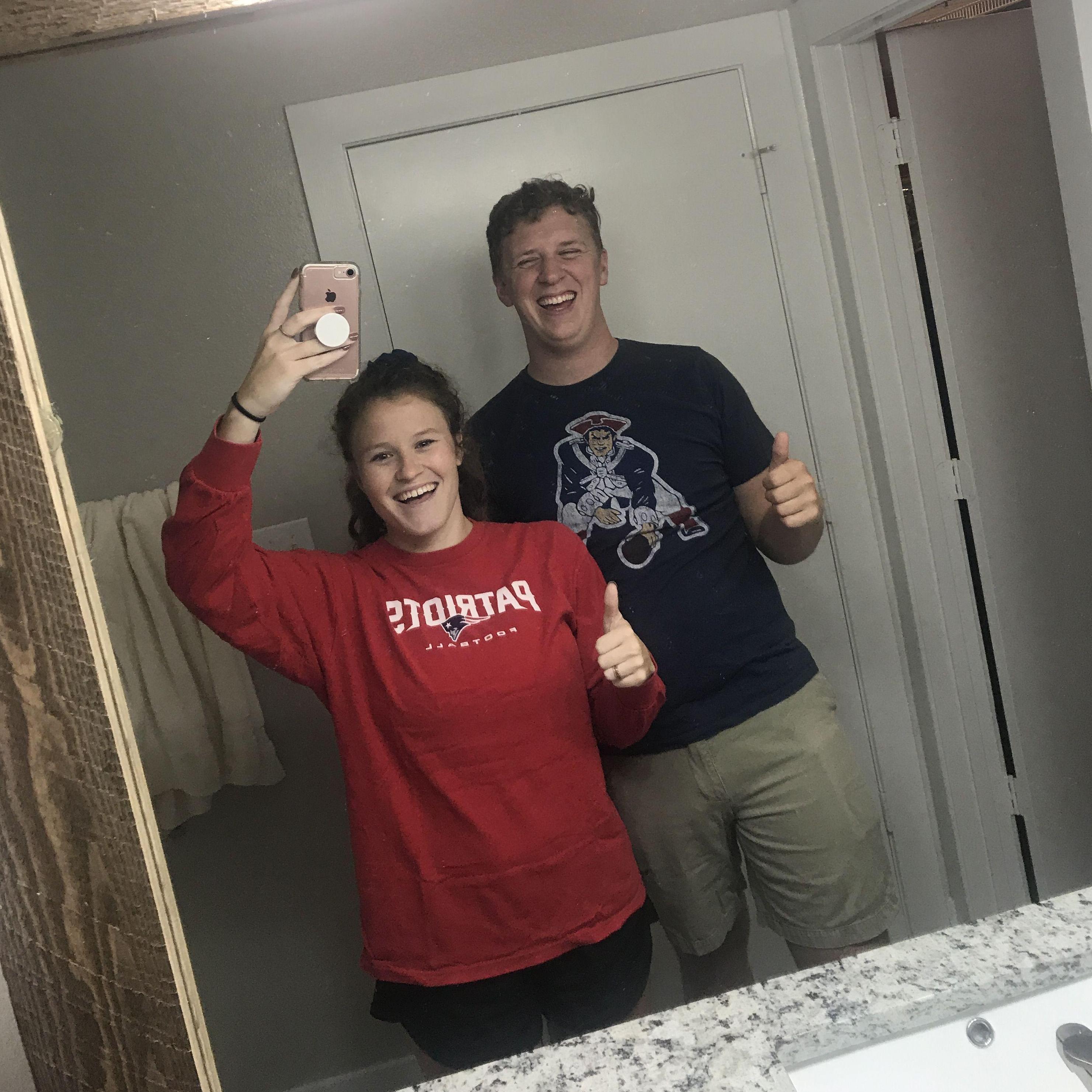 Patriots fans in Atlanta! 
Fall 2019