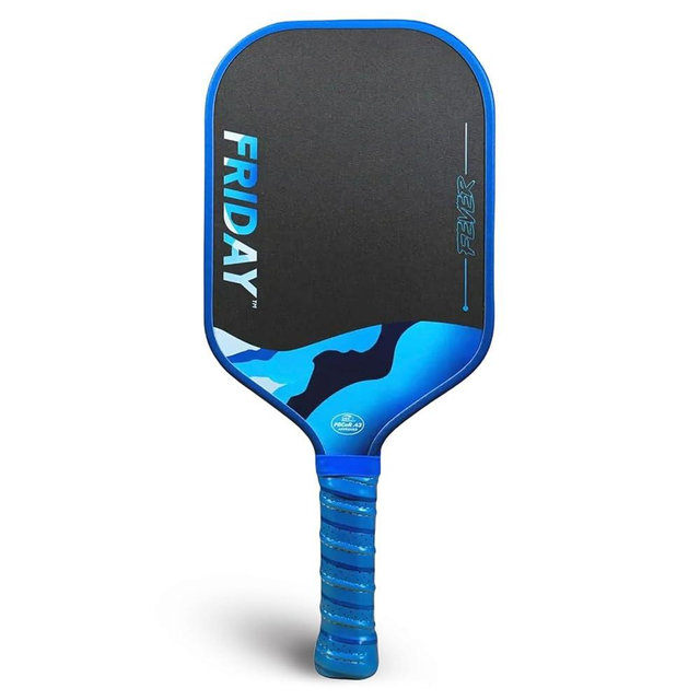 Friday Fever Paddle, Triple-Layer T700 Raw Carbon Fiber, Gen 3 Construction, Dual-Edge Foam, USAP PBCoR .43 Certified