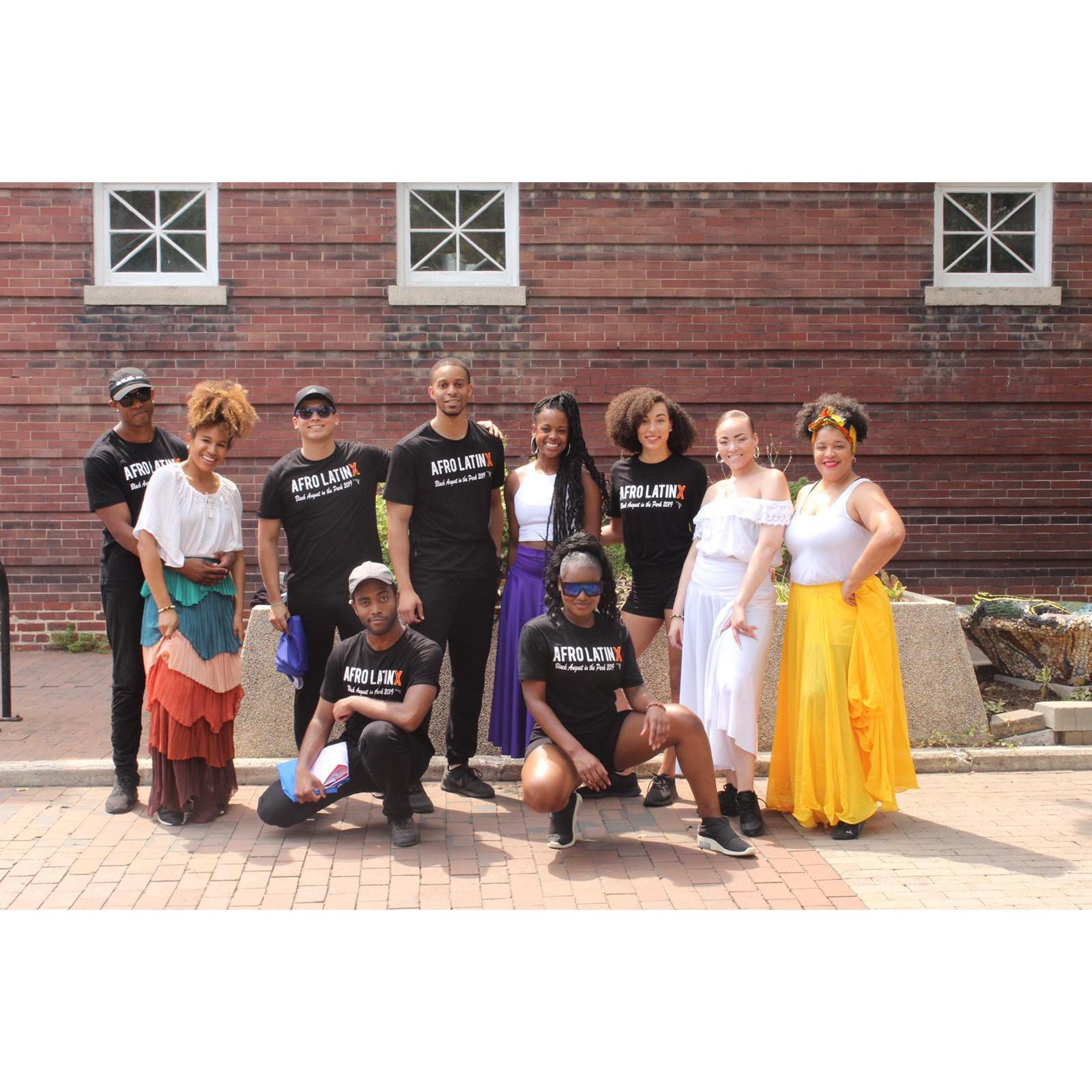 The first time I convinced Michael to perform! We danced with our AfroLatinx familia at Black August in the Park! 💃🏻