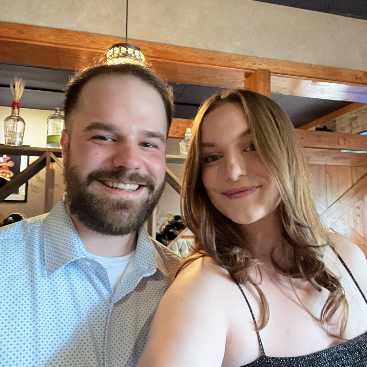 This is at Grant (groomsmen) and Rachel's rehearsal dinner. Clay was the best man!