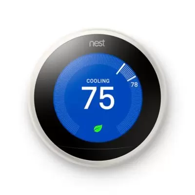 Google Nest Learning Third Generation Thermostat in White