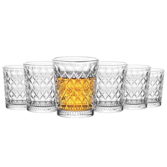 Jaepsing Fancy Shot Glasses - Set of 6, 1.5oz Cute Tequila Tasting Soju Cordial Glasses