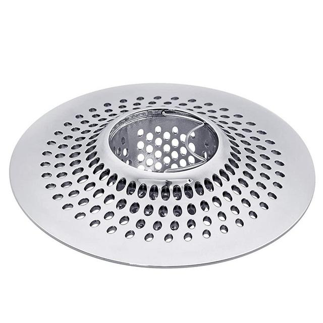 LEKEYE Drain Hair Catcher/Bathtub Shower Drain Hair Trap/Strainer Stainless Steel Drain Protector(Patented Product)
