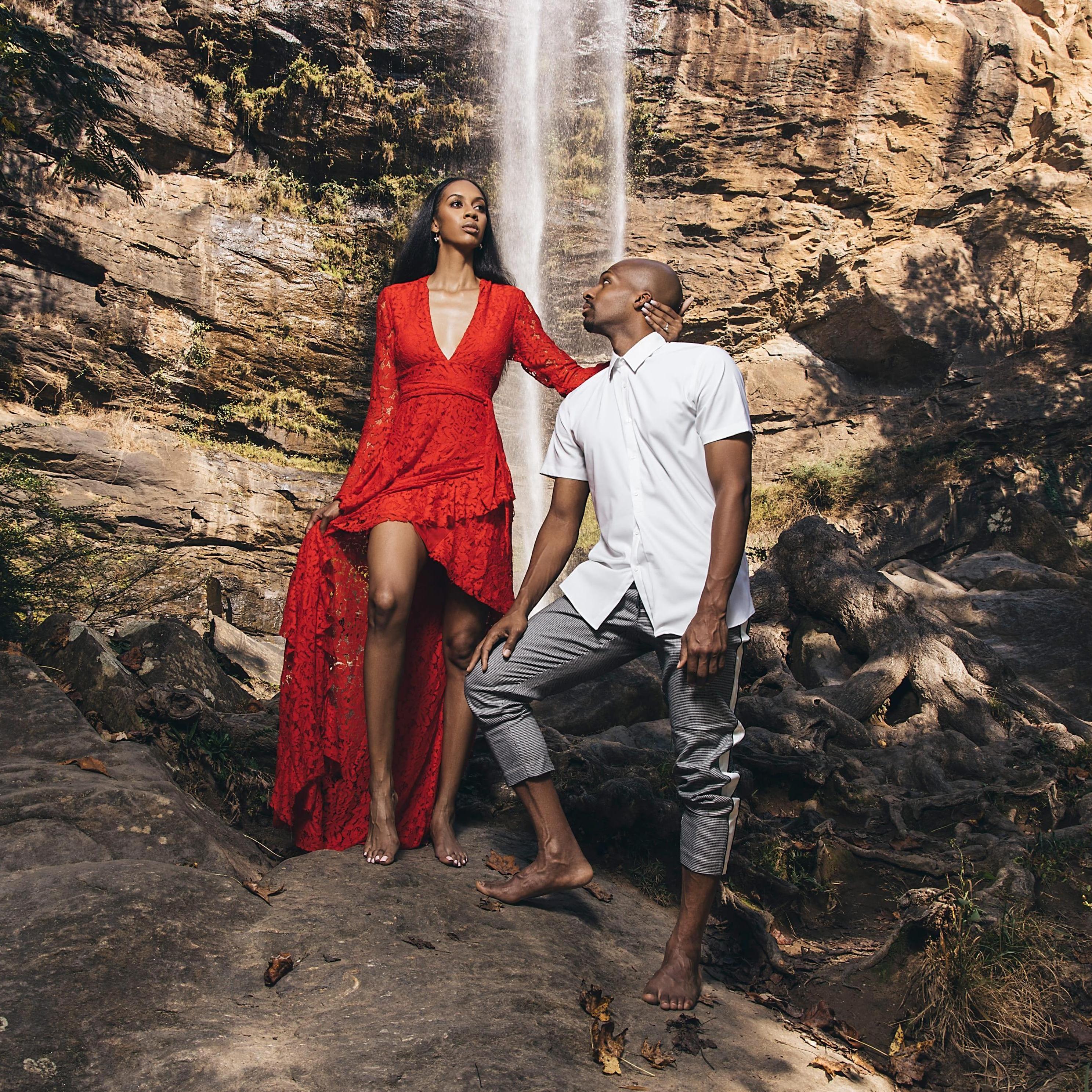 Toccoa Falls engagement shoot.