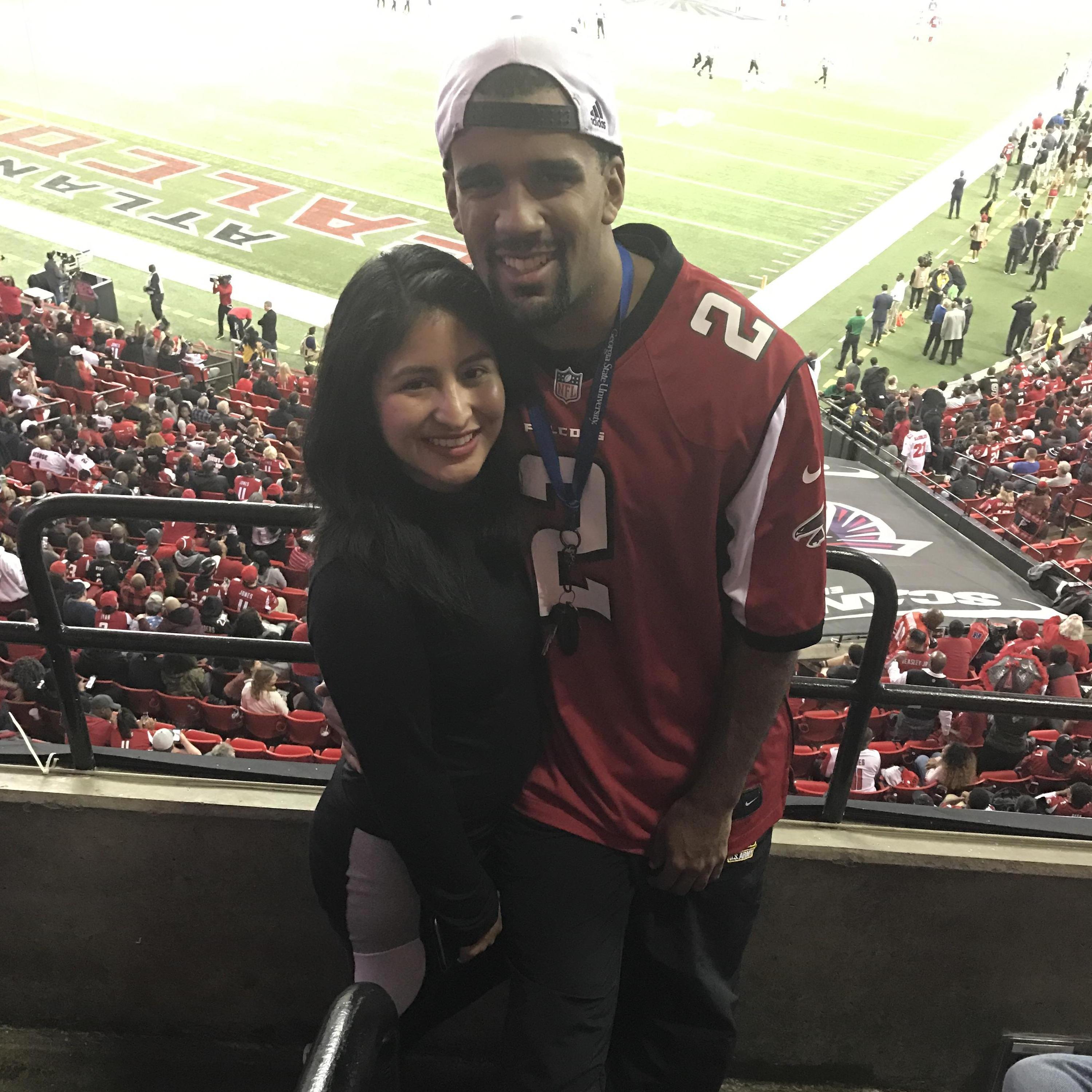 The first date
Georgia Dome
January 1, 2017