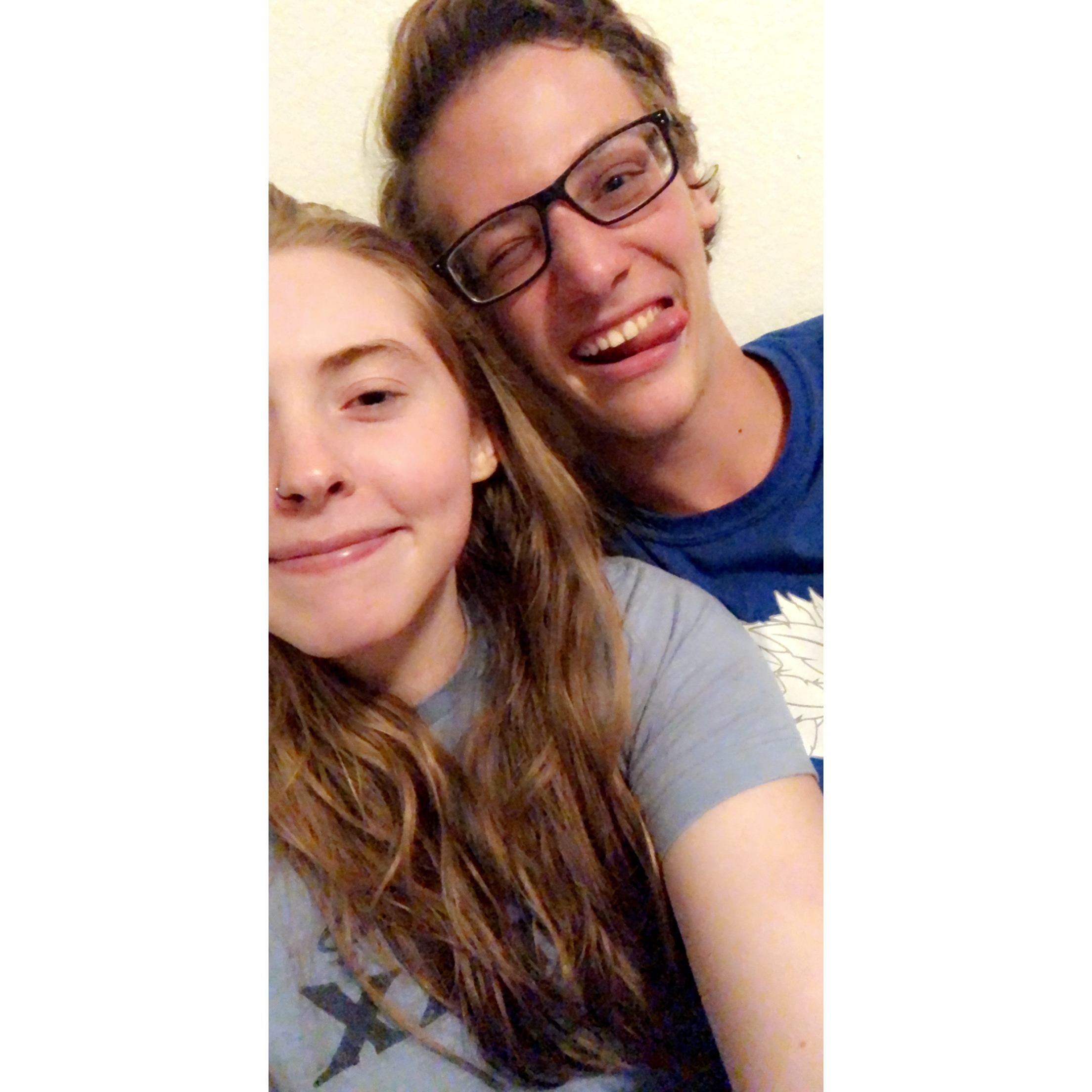 our first photo together