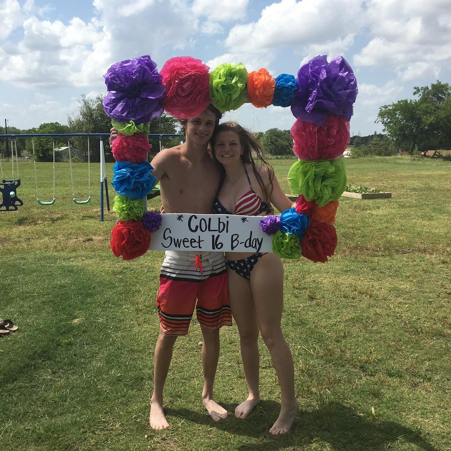 Colbi’s sweet 16 birthday party during Covid 👸🏼