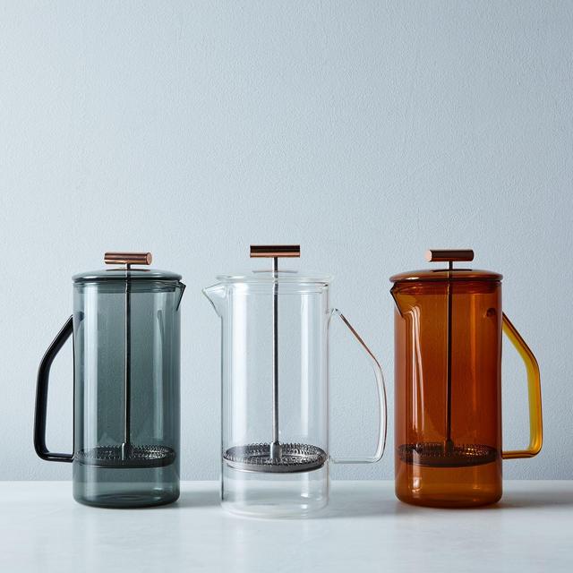 Glass French Press (Amber color)