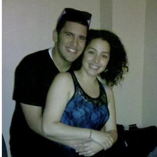 This picture was us just a few months into our relationship! Complete babies!