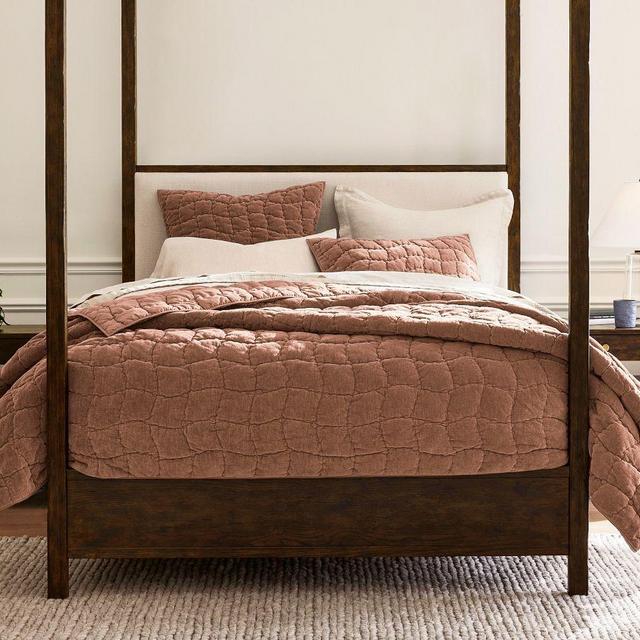 Cozy Cloud Quilt, King/Cal. King, Rosewood
