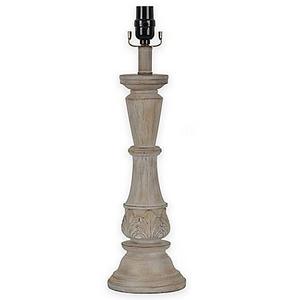 Mix & Match Large Distressed Lamp Base in Cream
