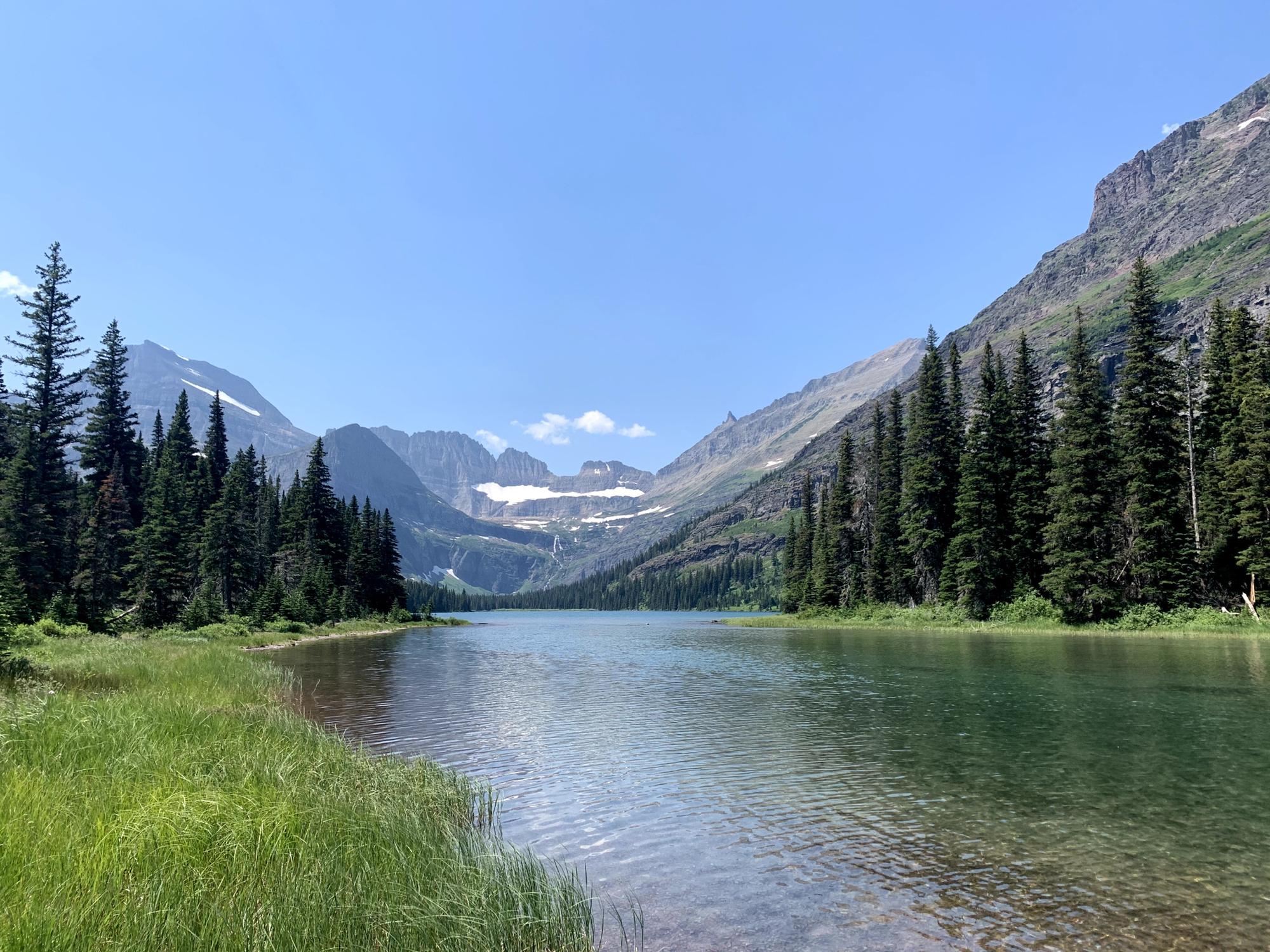 Lake Josephine in Many Glacier