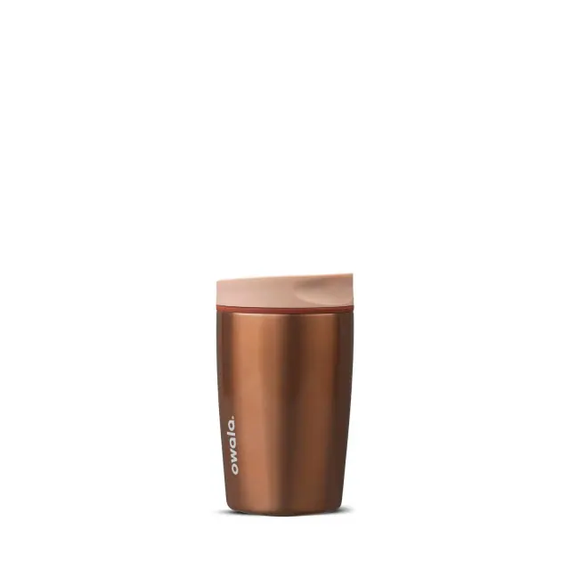Owala 12fl oz Stainless Steel SmoothSip Slider Ceramic Lined Travel Mug - In Good Company