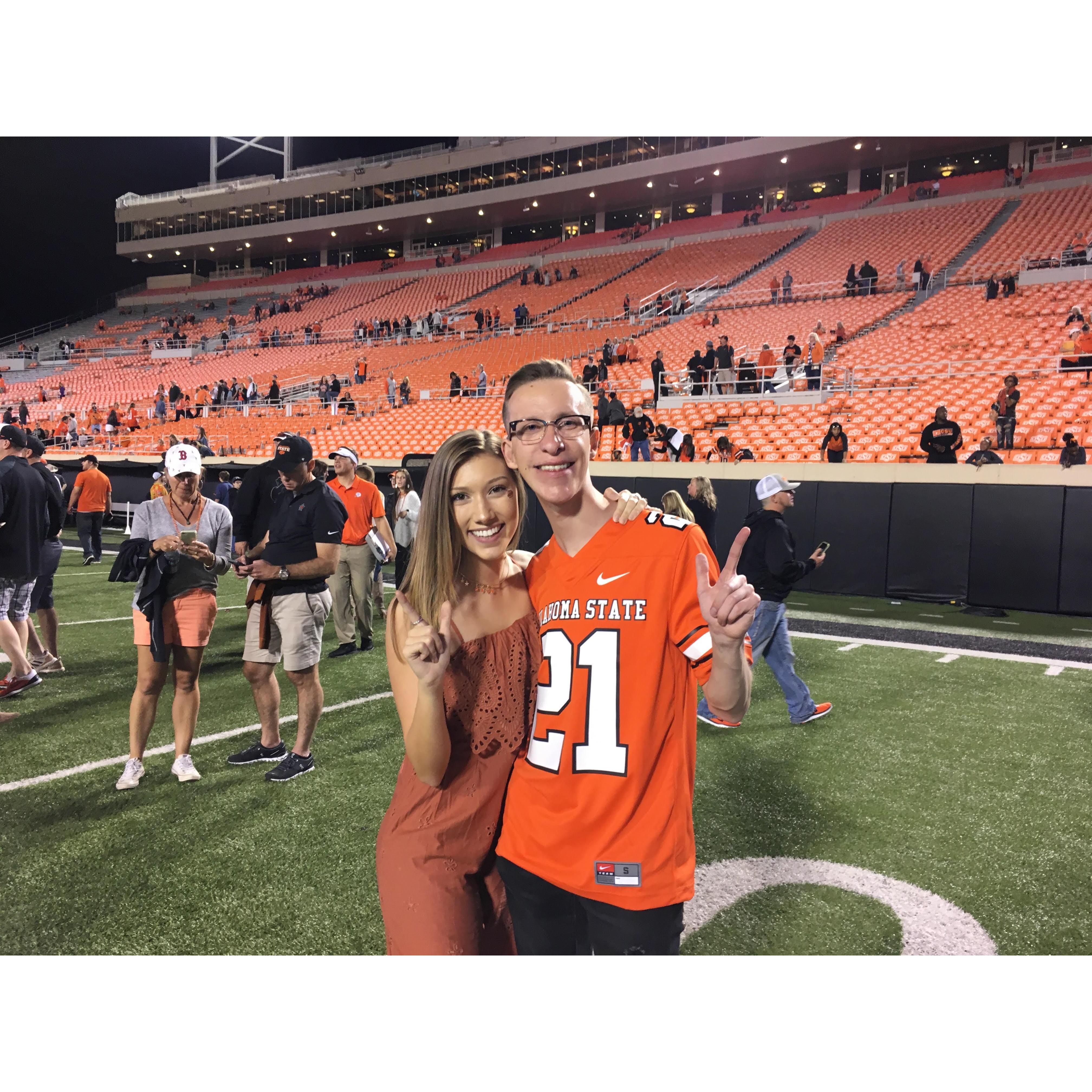 Homecoming game at OSU