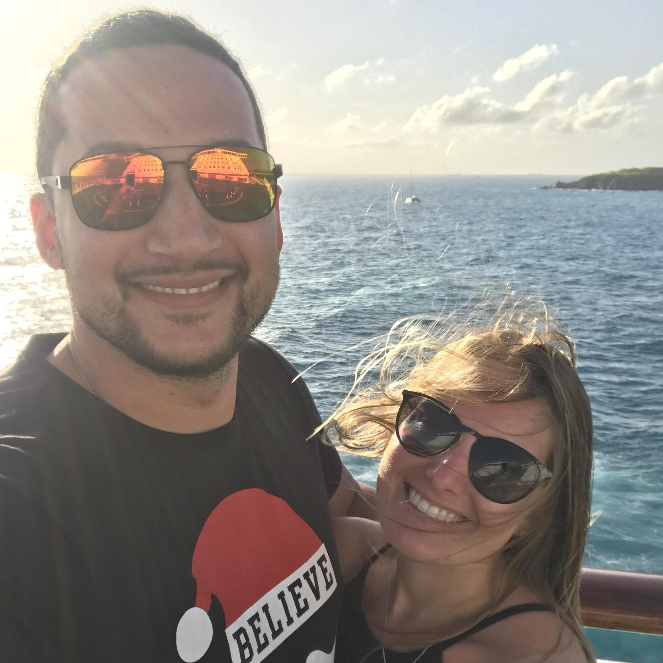 We shared our first cruise experience together Christmas 2019!