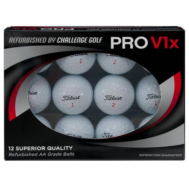 Titleist PRO V1x Refurbished AA Golf Balls - 12 Pack