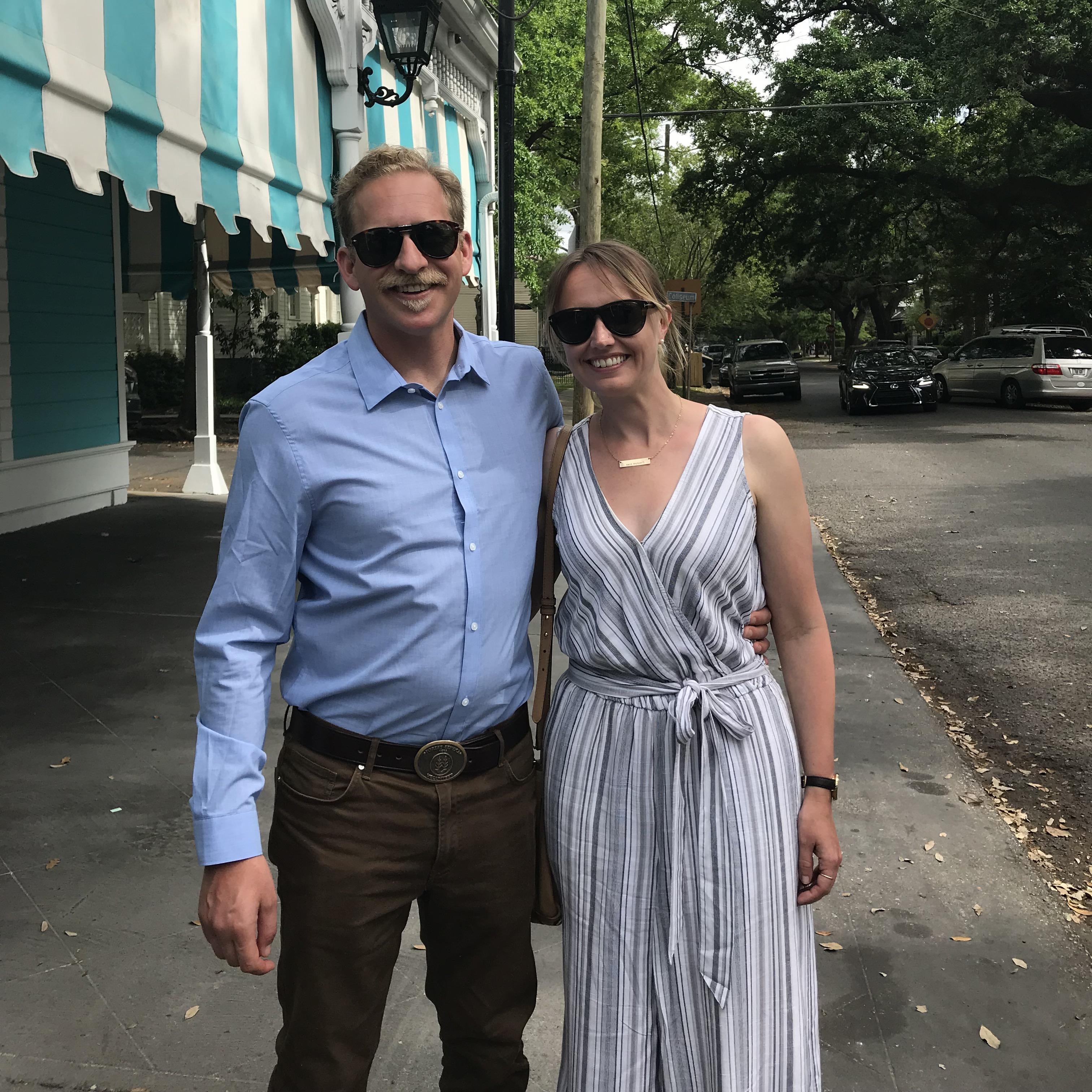 Lunch at the Commander's Palace in New Orleans.