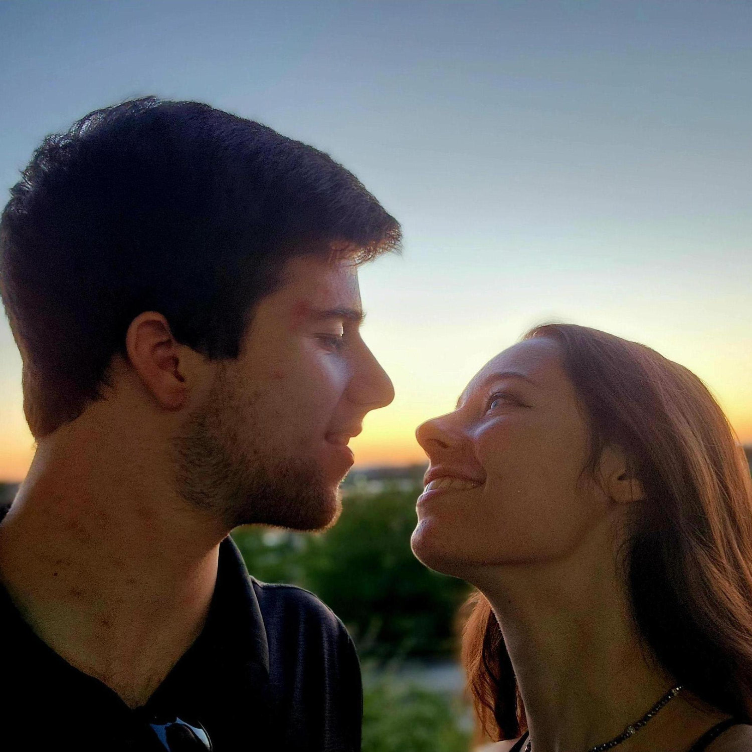 This was us after our first official date