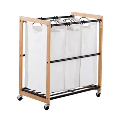 Trinity EcoStorage™ 3-Bag Laundry Cart in Bronze