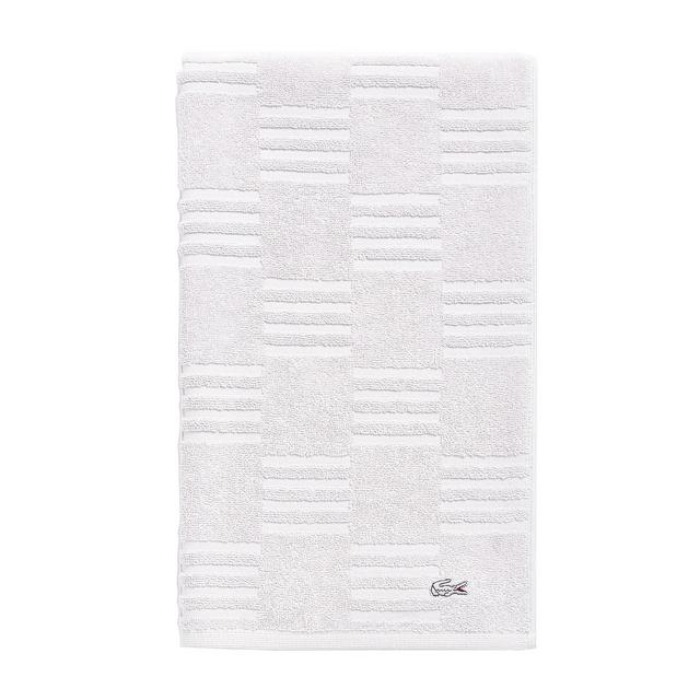 Lacoste Sculpted Squares 30" x 54" Bath Towel