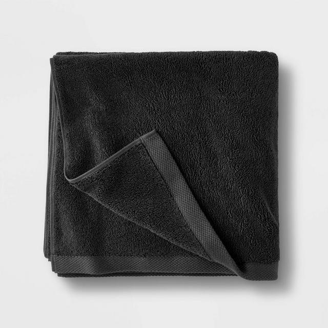 Organic Bath Towel Black - Casaluna™